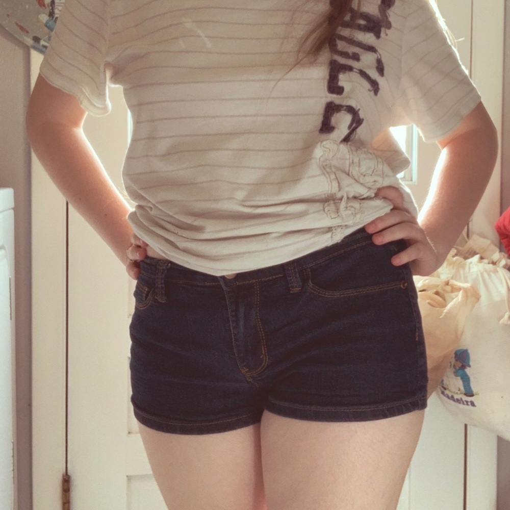 Cute Navy, short shorts (not booty shorts)